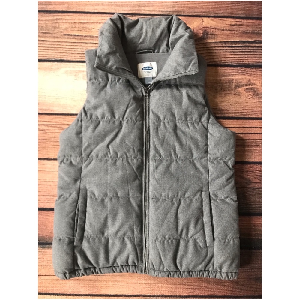 Heather Gray Women’s Old Navy Puffer Vest